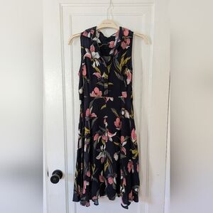 Ann Taylor Magnolia Floral Midi Dress